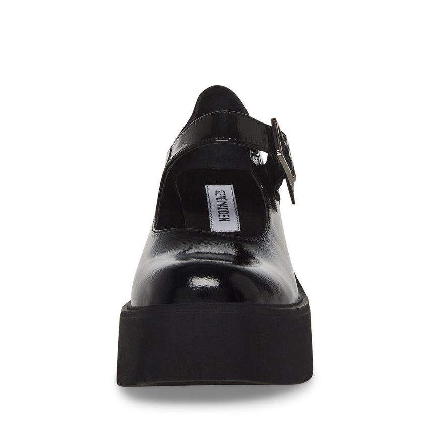 Zapatos Plataforma Steve Madden Trish Charol Mujer Negras | ES PCE891